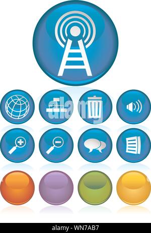 Web Icons Stock Vector