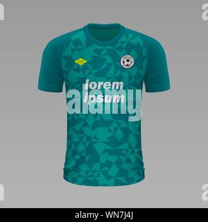 Realistic soccer shirt Leon 2020, jersey template for football kit Stock Vector