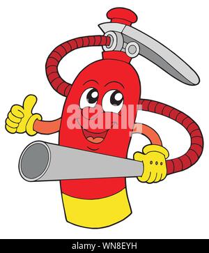 Extinguisher vector illustration Stock Vector