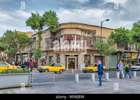 Street in old town, Shiraz, Fars Province, Iran Stock Photo