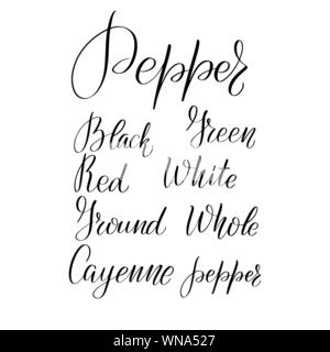 Inspirational handwritten brush lettering . Vector calligraphy illustration Stock Vector
