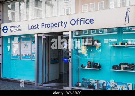 Transport for London TFL Lost Property office at Baker Street, London