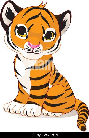 cute drawings of baby tigers