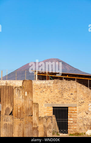 Pompeii, the best preserved archaeological site in the world, Italy. Stock Photo