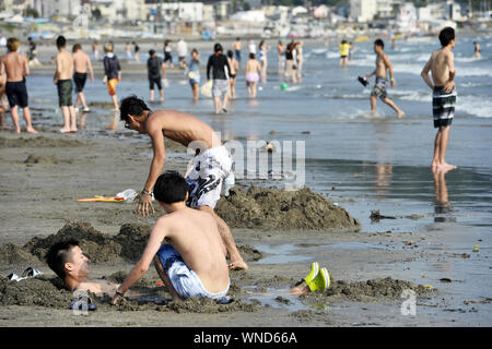 Kamakura beach - Japan Stock Photo