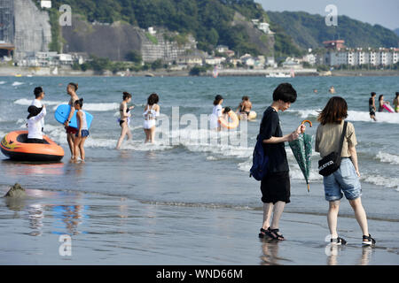 Kamakura beach - Japan Stock Photo