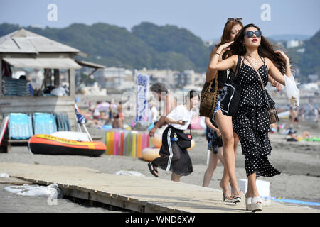 Kamakura beach - Japan Stock Photo