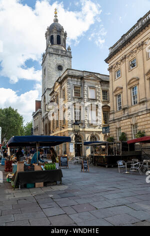 St Nicholas Market, Corn Street, City of Bristol England, UK Stock Photo