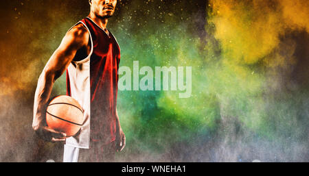 Composite image of basketball player Stock Photo