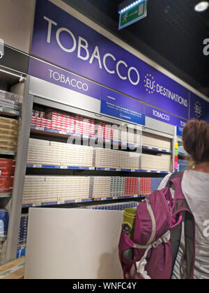 cigarettes at airport in duty free hi-res stock photography and images Today I learned you can
