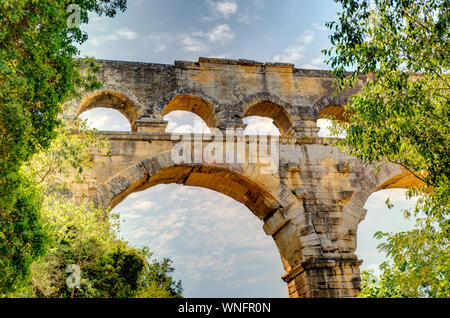 Pont du Gard, France Stock Photo