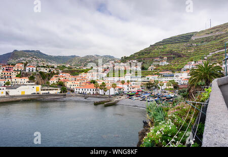 Part of the walk on the promenade from lido of Funchal to Camara de Lobos bay , Madeira Stock Photo