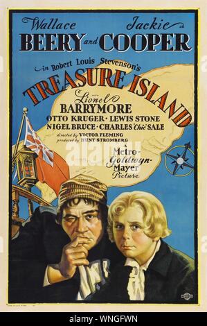 Treasure Island  Year : 1934 USA Director : Victor Fleming American poster Stock Photo