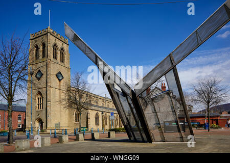 Holy Trinity & Christ Church in Stalybridge, Tameside Stock Photo