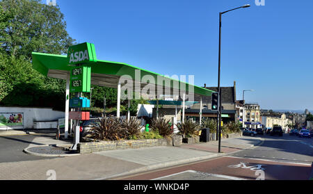 Outside Asda Bristol Whiteladies Road Petrol Filling Station, UK Stock Photo