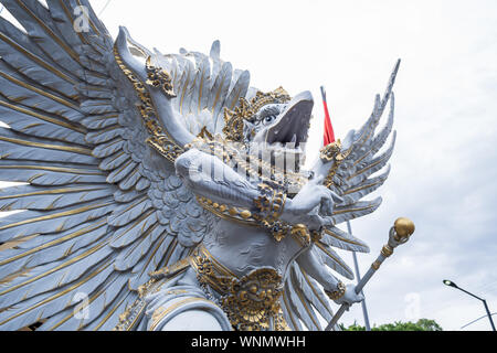 Jakarta, Indonesia - January 1, 2019: View of a sculpture of Garuda in Taman Mini Indonesia Indah, Jakarta, Indonesia. Stock Photo