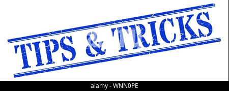 tips & tricks stamp. tips & tricks square grunge sign. tips & tricks Stock Vector