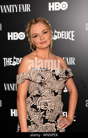 Emily Meade attends a special screening of "The Campaign" at the