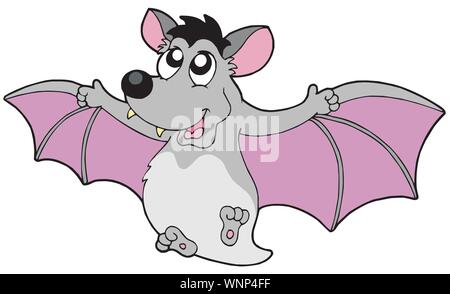Cartoon bat Stock Vector