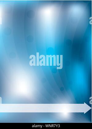 Abstract blue arrow light pattern on black technology background vector ...