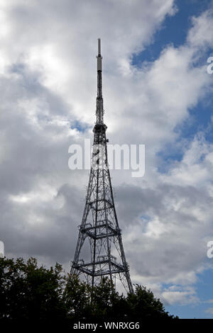communications tower, Crystal Palace transmitting station, London Borough of Bromley, London, England, UK Stock Photo