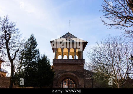 Watchtower at Mogosoaia Palace near Bucharest, Romania Stock Photo