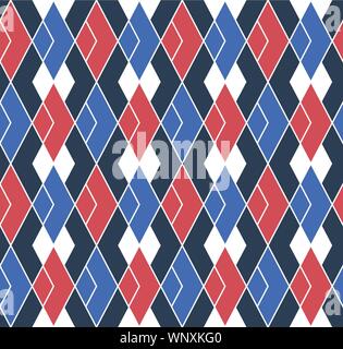 Seamless wallpaper stripes of rhombuses Stock Vector