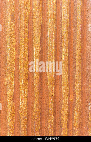 Grunge metal background and surface concept .Old zinc wall sheets .Rusty galvanized iron texture. Stock Photo