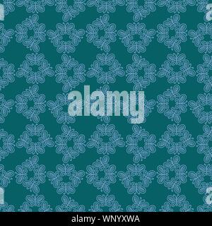 seamless vector lacy pattern with butterflies ornament Stock Vector