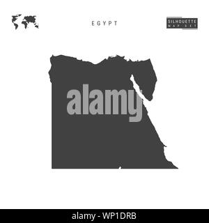 Outline Map Of Egypt Isolated On White Background With Clipping Path Egypt Blank Map Isolated On White Background High Detailed Black Silhouette Map Of Egypt Wp1drb 