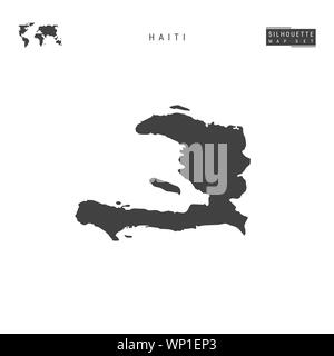 Black Haiti map Stock Photo - Alamy