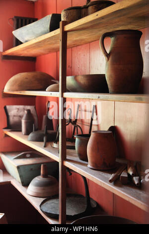 Pantry in Old Farm House Stock Photo