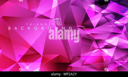 Abstract vector triangle background for use in design in eps 10 Stock Vector