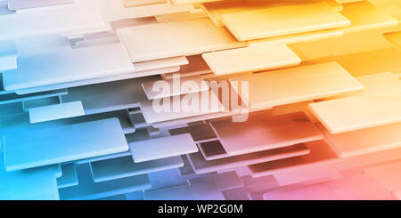 Data Transfer Digital Technology Abstract Background Concept Art Stock Photo