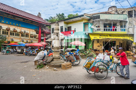 gate the the Semarang Chinatown, Central Java, Indonesia Stock Photo ...