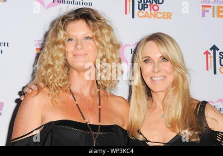 Los Angeles, CA. 6th Sep, 2019. Rachel Hunter, Alana Stewart at arrivals for Farrah Fawcett Foundation's Tex-Mex Fiesta, Wallis Annenberg Center for the Performing Arts, Los Angeles, CA September 6, 2019. Credit: Elizabeth Goodenough/Everett Collection/Alamy Live News Stock Photo