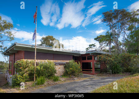 Ranger Headquarters in northern Sydney, the site of the original 1968 film set for the famous Skippy The Bush Kangaroo, Australian television series Stock Photo