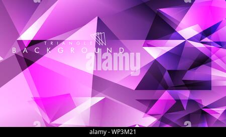 Abstract vector triangle background for use in design in eps 10 Stock Vector