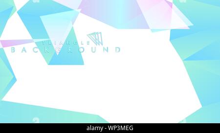 Background of geometric shapes. Colorful triangle pattern. Vector EPS 10. Blue, pink, purple colors . Vector illustration. Stock Vector