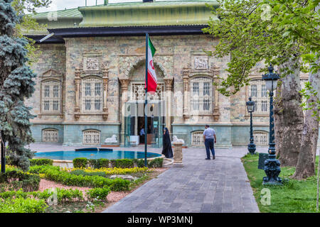 Green Palace, 1929, Saadabad Palace, Tehran, Iran Stock Photo