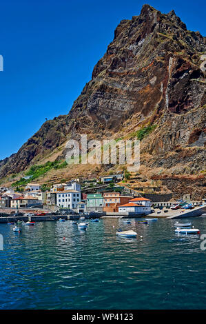 Paul do Mar with a small harbour is on the southern side of Madeira and sits at the foot of rugged sea cliffs
