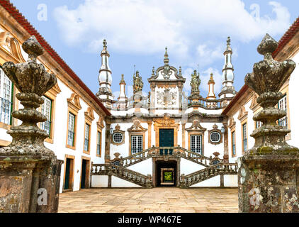 Visiting Mateus palace in Vila Real, Portugal Stock Photo