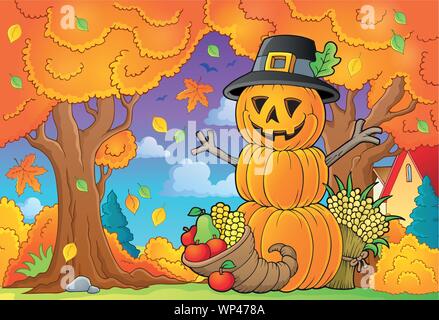 Thanksgiving theme image 5 Stock Vector