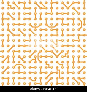 Seamless vector texture - circuit board Stock Vector