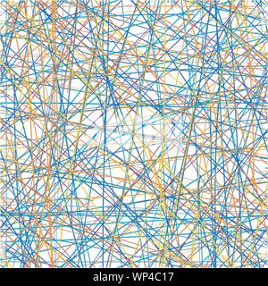 Seamless vector background - color lines on white - eps8 Stock Vector
