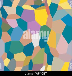 Abstract seamless texture -  color polygonal shapes Stock Vector