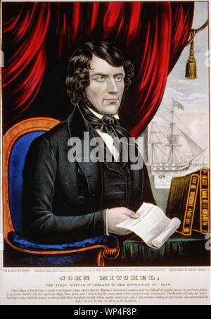 John Mitchel - the first martyr of Ireland in her revolution of 1848 Stock Photo