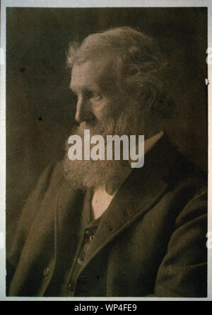 John Muir, half-length portrait, facing left Stock Photo