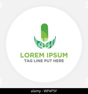 Nature Suplex Logo-Medical Pharmacy Logo Design Stock Vector