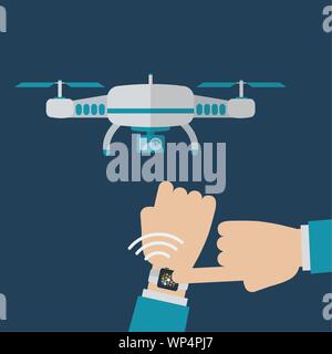 flat design gadgets technology icons Stock Vector